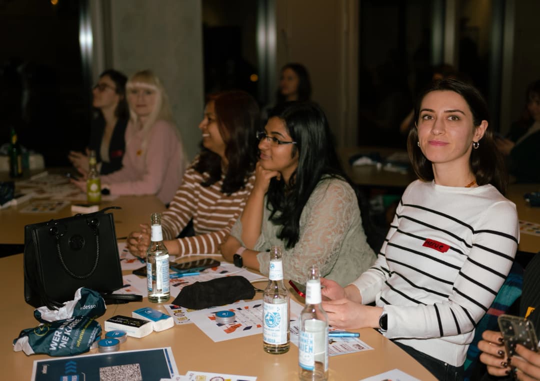 Participants at Radia's Women's Day, tech event in Berlin