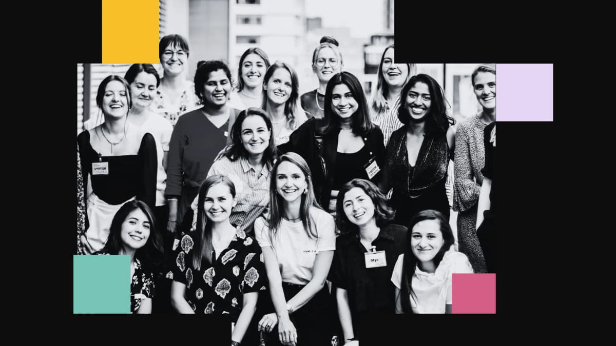 Radia community of women in tech at networking event